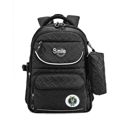 Polyester chống nước ba lô trường học với hộp bút chì 17,5 inch OEM