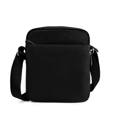 Hành trình túi Crossbody màu đen nhỏ thẳng đứng với tay cầm dài OEM