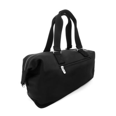Túi duffel ngoài trời màu đen với lớp lót polyester chống nước
