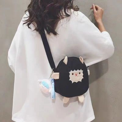 3 túi Fanny đùi túi với vật liệu nylon và khóa khóa