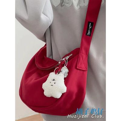 Thẻ đa dụng vai Crossbody màu vàng màu đỏ với khóa khóa