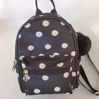 Canvas Mini Moodback với túi khóa ngoài phong cách Unisex