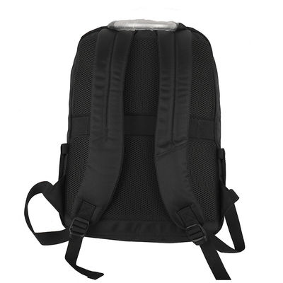 Black Travel Waterproof Computer Backpack với dây đeo điều chỉnh