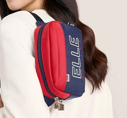 Unisex Heavy Duty Nylon Sling Bag với Zipper Closure đa chức năng