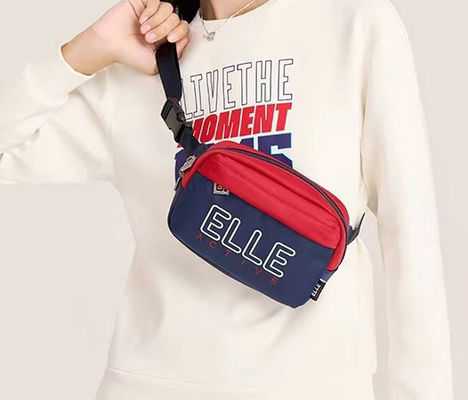 Unisex Heavy Duty Nylon Sling Bag với Zipper Closure đa chức năng