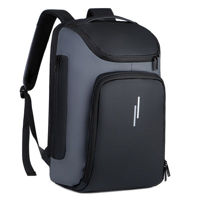 Không có logo sẵn sàng hàng hóa Black laptop ba lô phức tạp và sang trọng ba lô